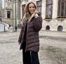 Sesil kabát mogyoró barna – Női télikabát dupla cipzárral és kivehető belső résszel – Innova Fashion